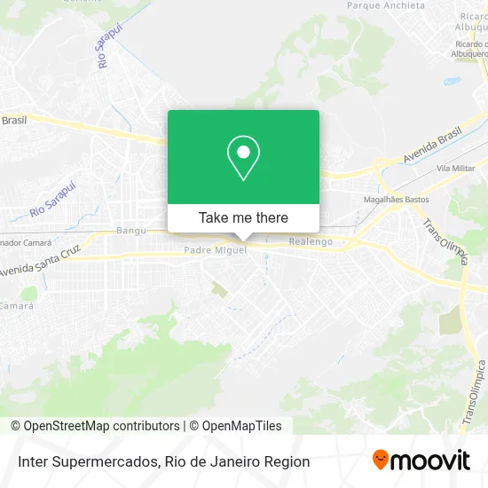 Inter Supermercados map
