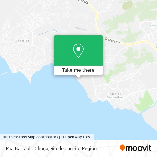 Rua Barra do Choça map