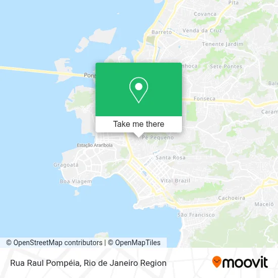 Rua Raul Pompéia map