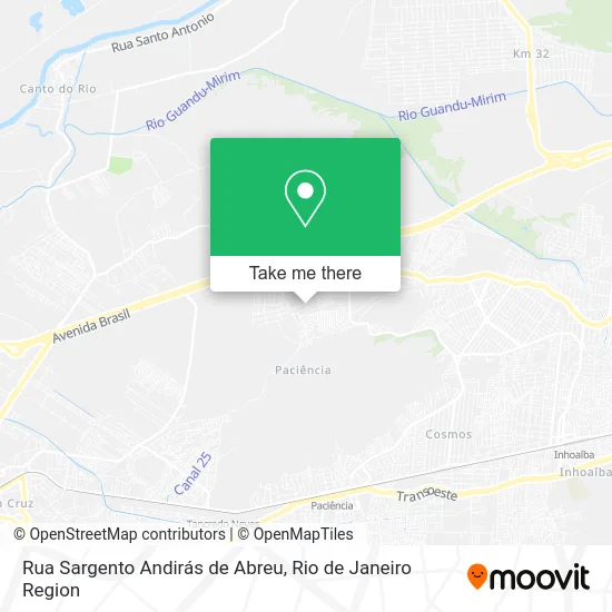 Rua Sargento Andirás de Abreu map