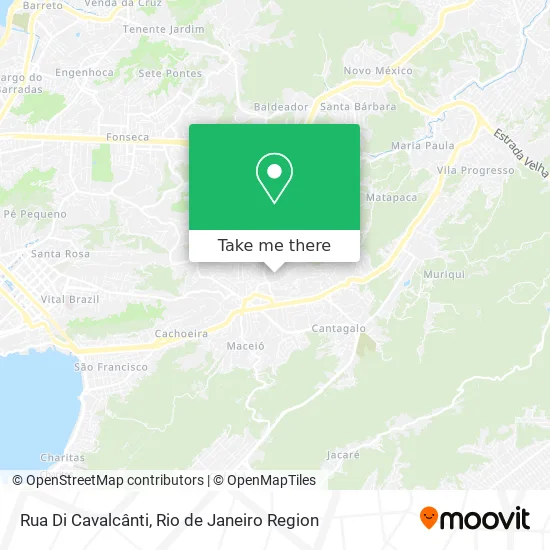 Rua Di Cavalcânti map