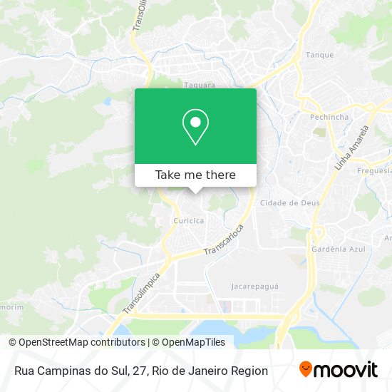 Mapa Rua Campinas do Sul, 27