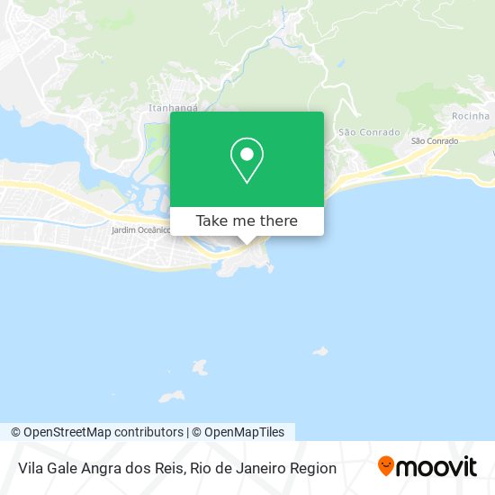 Mapa Vila Gale Angra dos Reis