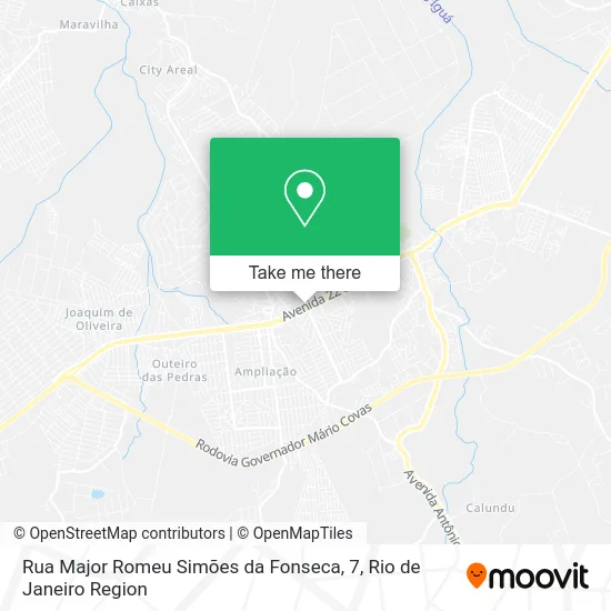 Rua Major Romeu Simões da Fonseca, 7 map