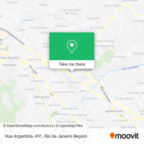 Mapa Rua Argentina, 491