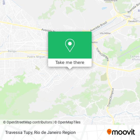 Travessa Tupy map