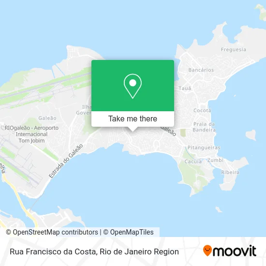 Rua Francisco da Costa map