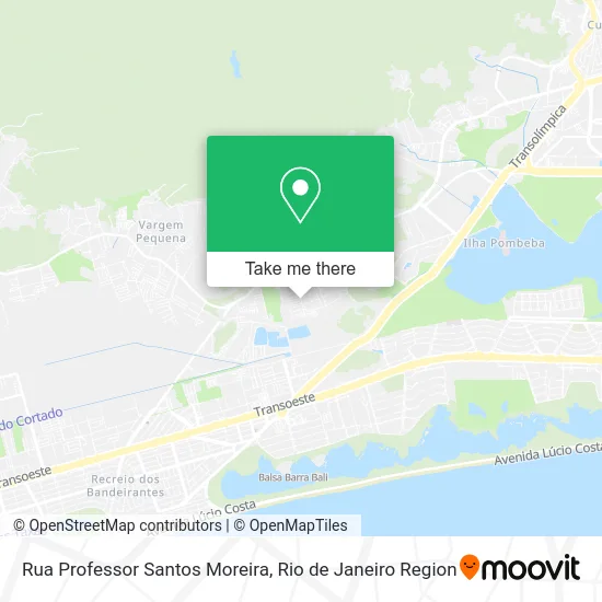 Rua Professor Santos Moreira map