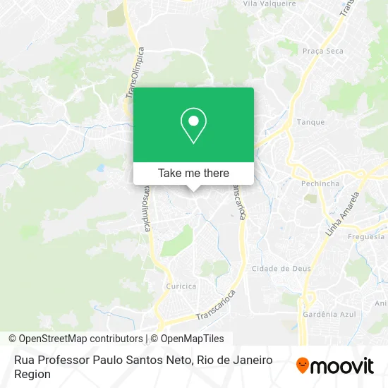 Rua Professor Paulo Santos Neto map