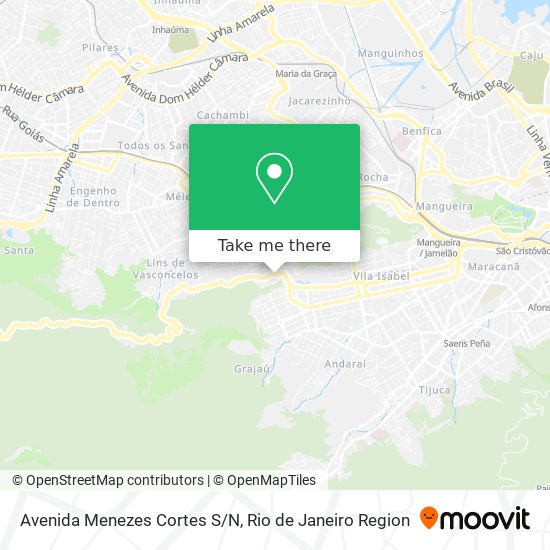 Mapa Avenida Menezes Cortes S/N