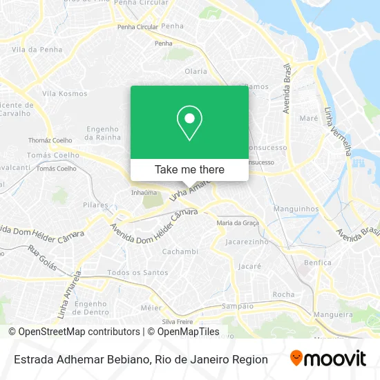 Estrada Adhemar Bebiano map