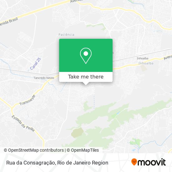 Rua da Consagração map