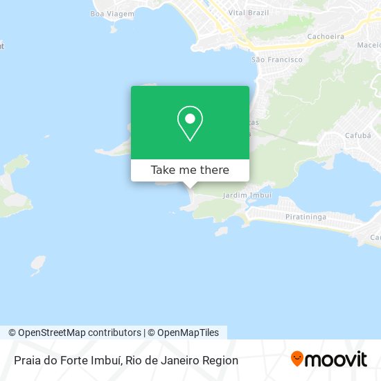 Praia do Forte Imbuí map
