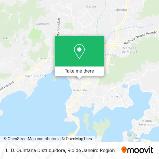 L. D. Quintana Distribuidora map