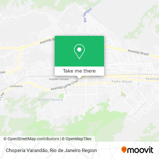 Choperia Varandão map