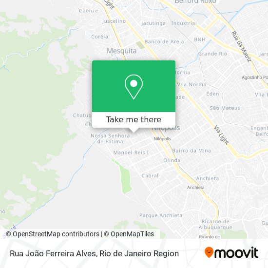 Rua João Ferreira Alves map