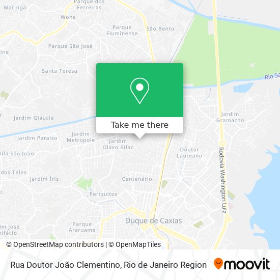 Rua Doutor João Clementino map