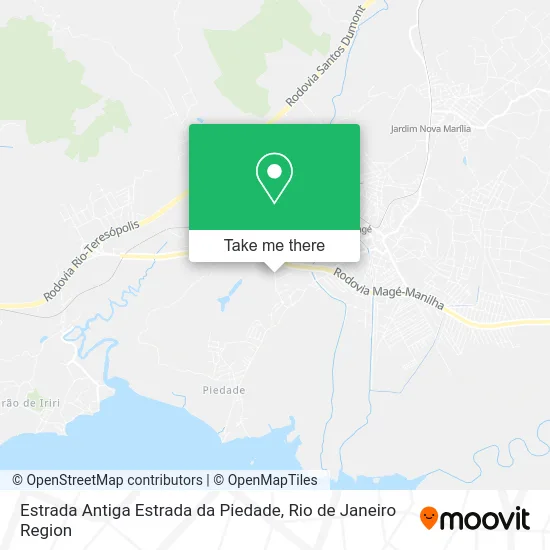 Estrada Antiga Estrada da Piedade map