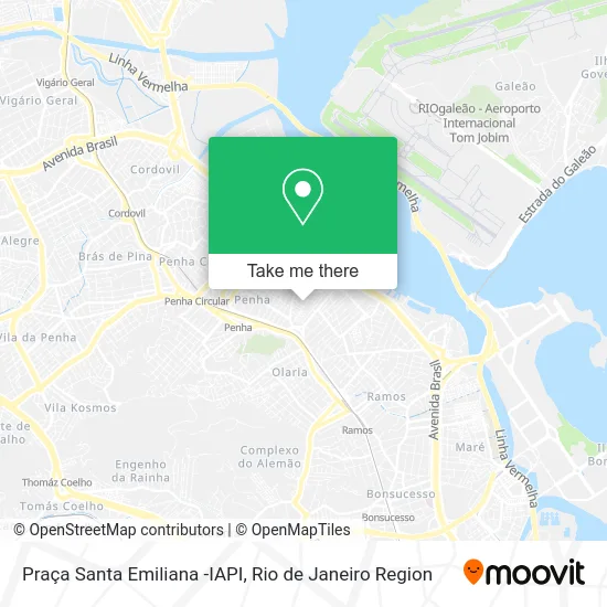 Praça Santa Emiliana -IAPI map