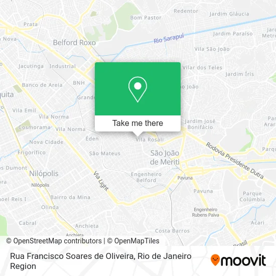 Rua Francisco Soares de Oliveira map