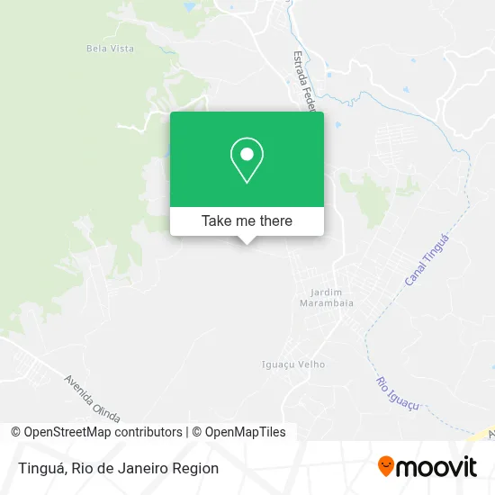 Tinguá map