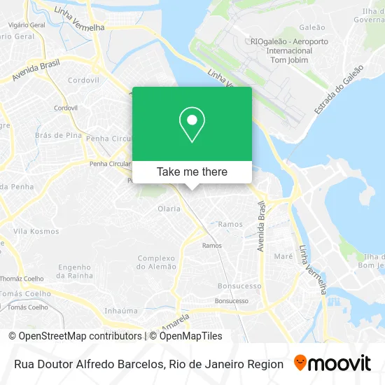 Rua Doutor Alfredo Barcelos map