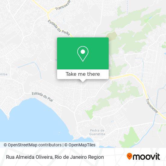 Mapa Rua Almeida Oliveira