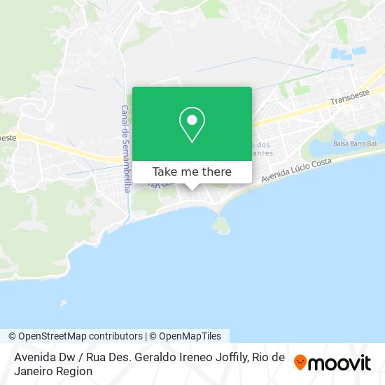 Avenida Dw / Rua Des. Geraldo Ireneo Joffily map