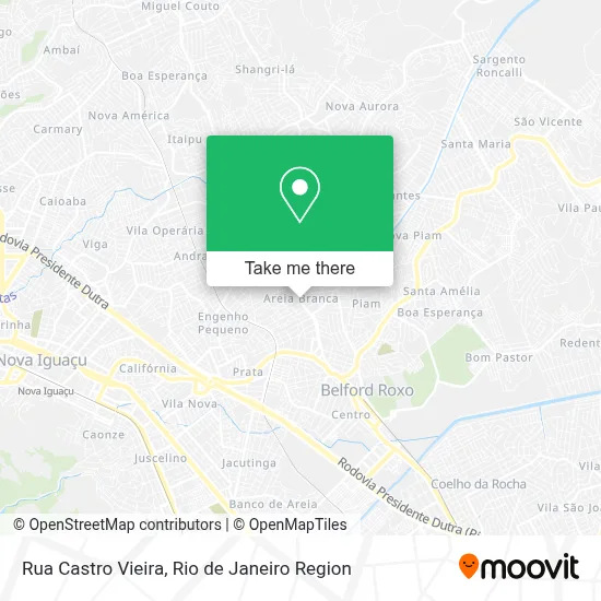 Rua Castro Vieira map