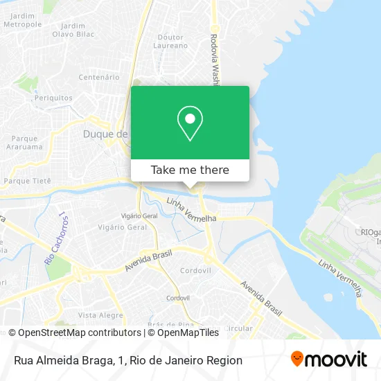 Rua Almeida Braga, 1 map