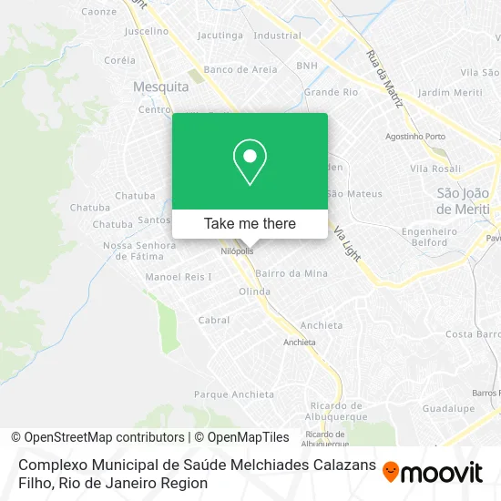 Complexo Municipal de Saúde Melchiades Calazans Filho map
