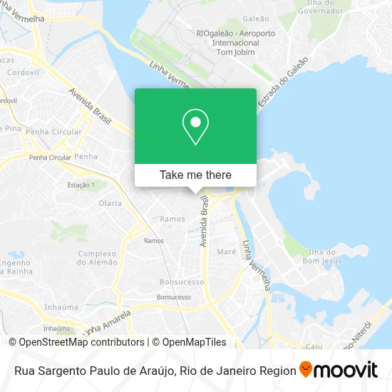 Rua Sargento Paulo de Araújo map