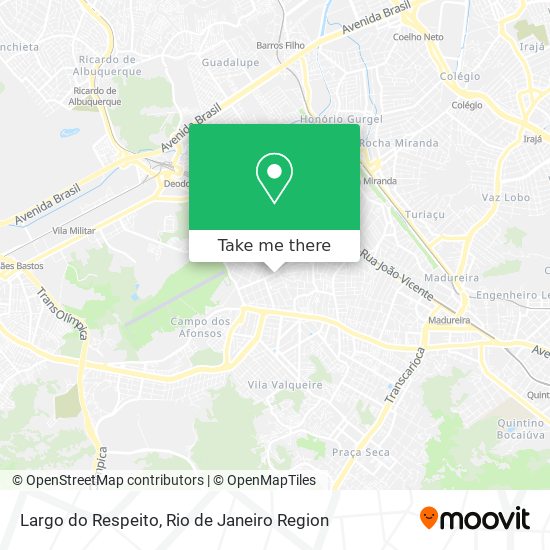 Largo do Respeito map