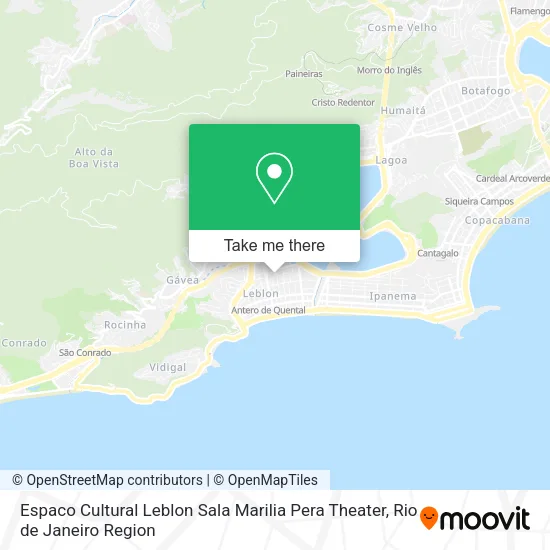 Espaco Cultural Leblon Sala Marilia Pera Theater map