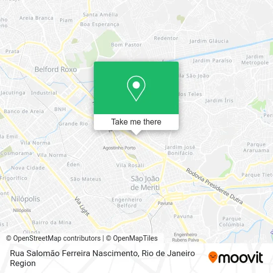 Rua Salomão Ferreira Nascimento map