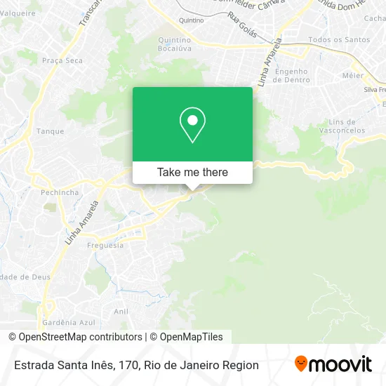 Estrada Santa Inês, 170 map