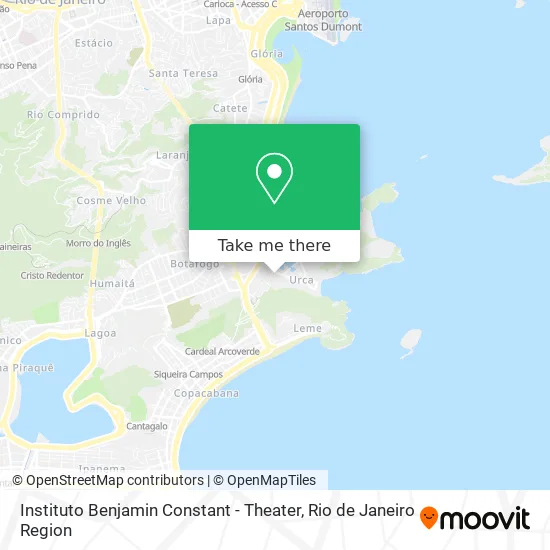 Instituto Benjamin Constant - Theater map
