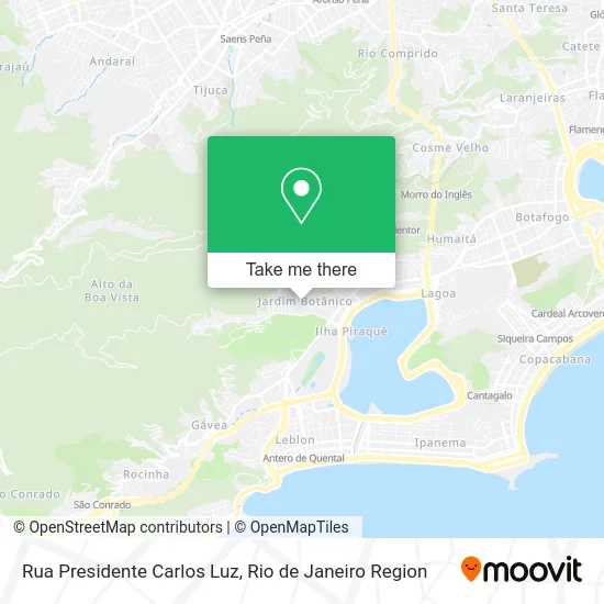 Rua Presidente Carlos Luz map
