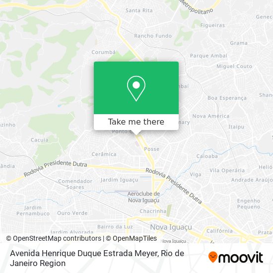 Avenida Henrique Duque Estrada Meyer map