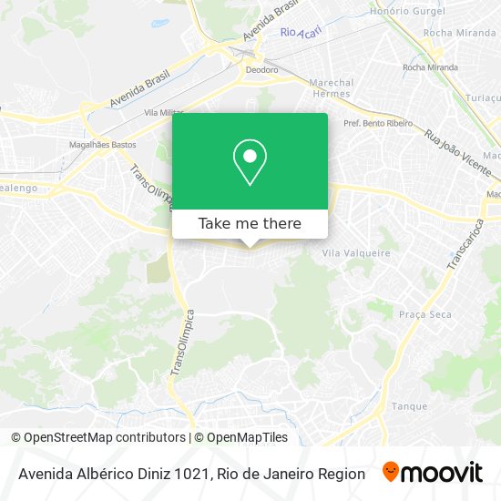 Avenida Albérico Diniz 1021 map