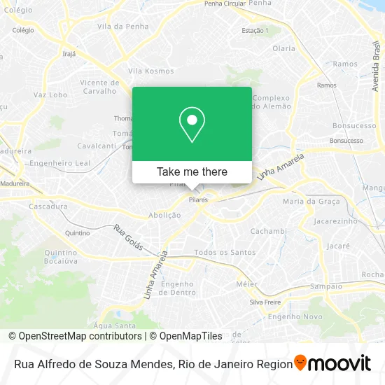Rua Alfredo de Souza Mendes map