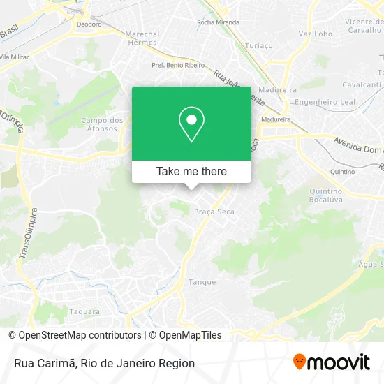 Rua Carimã map