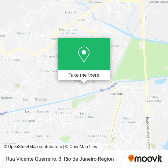 Rua Vicente Guerreiro, 3 map