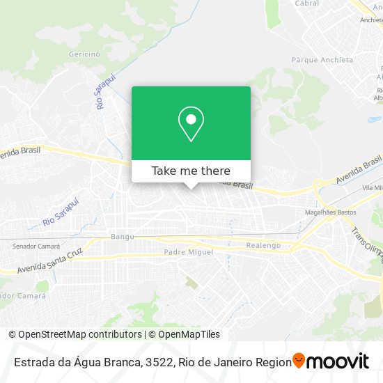 Estrada da Água Branca, 3522 map