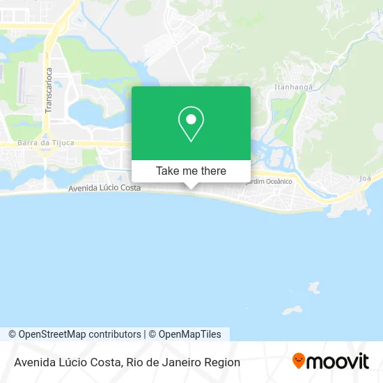 Avenida Lúcio Costa map