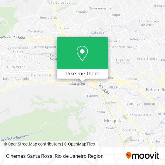 Cinemas Santa Rosa map