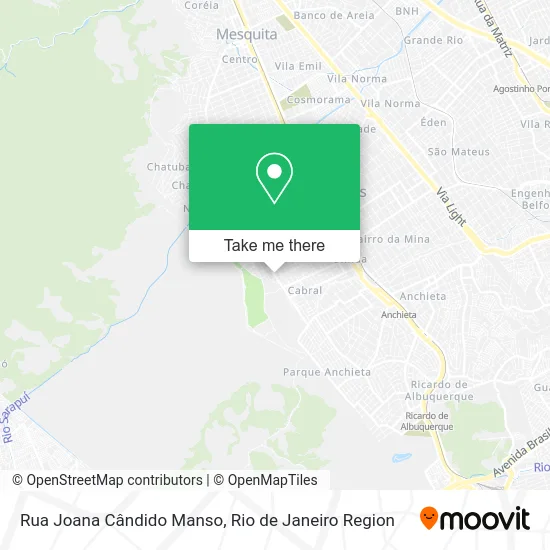 Rua Joana Cândido Manso map
