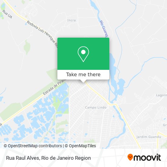 Rua Raul Alves map