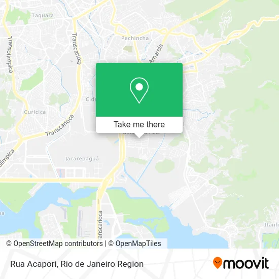 Rua Acapori map