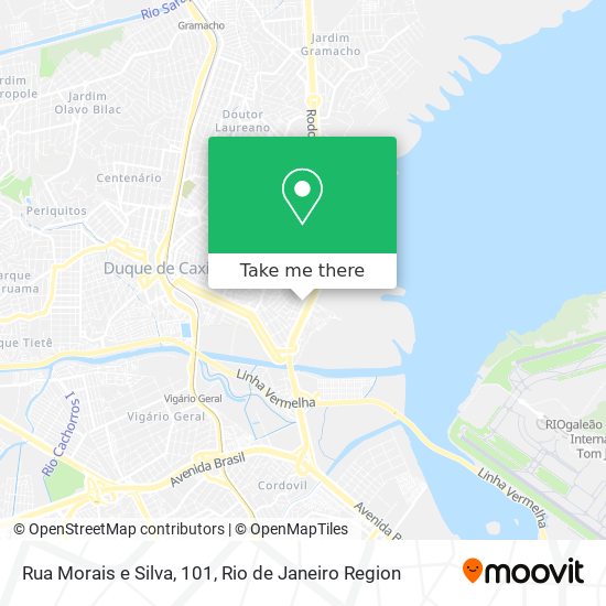 Mapa Rua Morais e Silva, 101